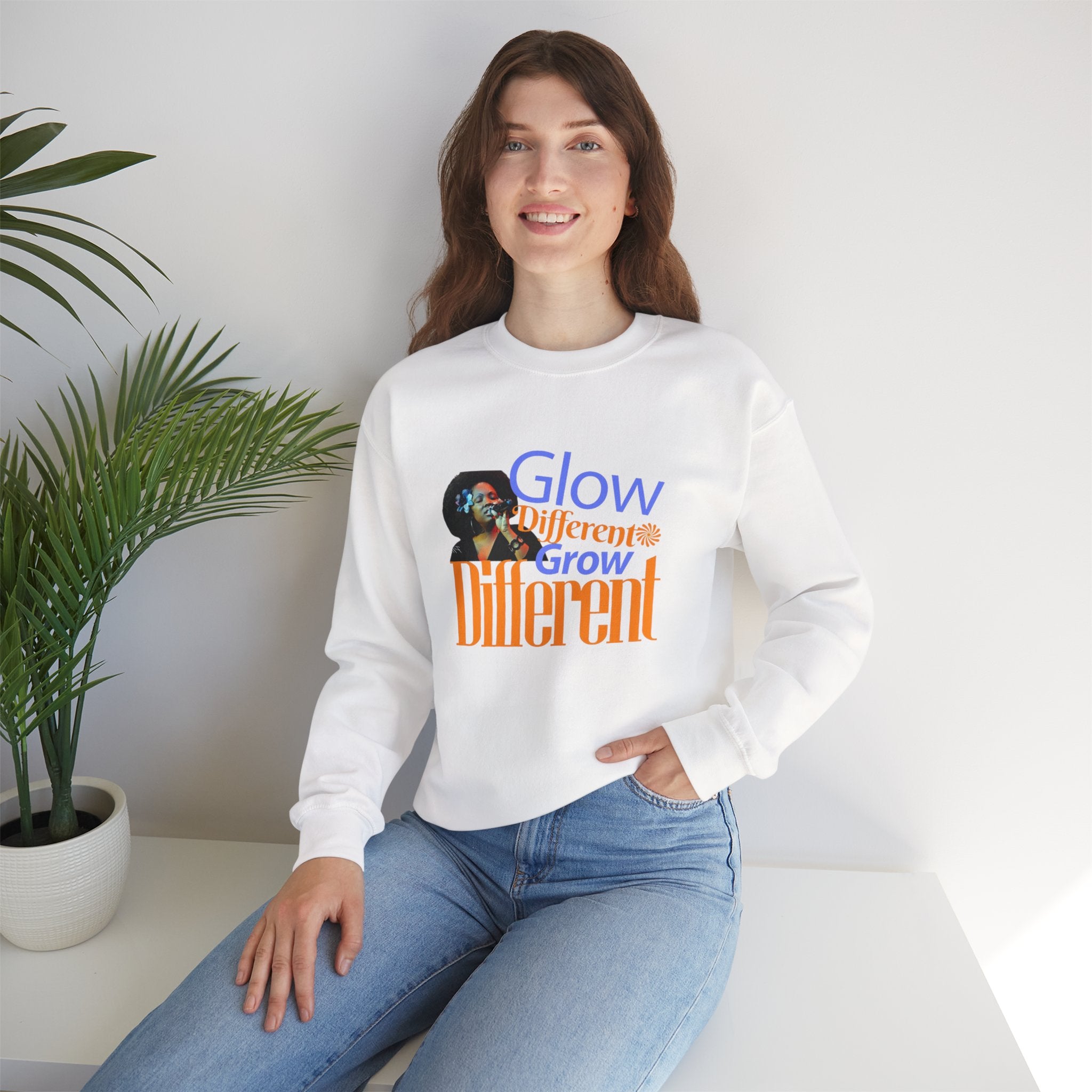 Born to Shine Sweatshirt – Motivational Unisex Crewneck – Inspirational Fleece Pullover